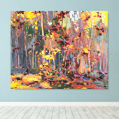 Toile Tableau de Tom Thomson, Réseaux d'érable (Insitu (Plancher de Bois))