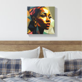 Toile Tableau Deco (Silhoette de Paix ) (Insitu(Chambre))