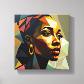 Toile Tableau Deco (Silhoette de Paix ) (Recto)