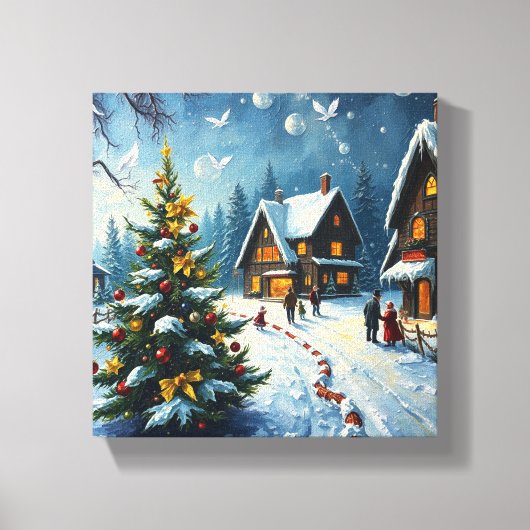 Toile Tableau Décoratif (Esprit De Noël) (Recto)