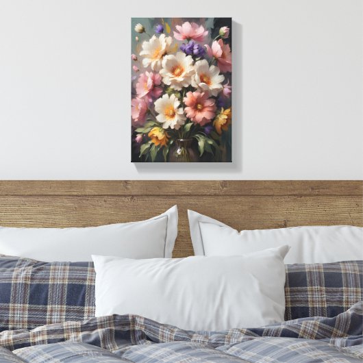 Toile Tableau Décoratif ( Fleurs De Grace) (Insitu(Chambre))