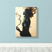 Toile Tableau Décoratif ( Instabilité ) (Insitu (Plancher de Bois))