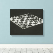 Toile Tableau des échecs (Insitu (Plancher de Bois))