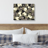 Toile Tableau des pièces d'échecs en bas (Insitu(Chambre))