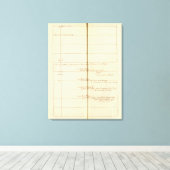 Toile Tableau généalogique, France 2 (Insitu (Plancher de Bois))