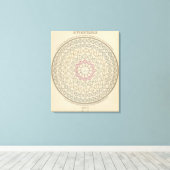 Toile Tableau horaire (Insitu (Plancher de Bois))