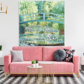 Toile Tableau Jardin Monet du Pont Japonais (Insitu(Salon))