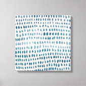 Toile Tableau Motif en verre de mer Abstrait (Recto)