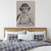 Toile Tableau original de Silent Film Star (Insitu(Chambre))