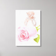 Tableau original sur toile, "Diamant rose"