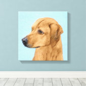 Toile Tableau Rhodesian Ridgeback - Art Chien original (Insitu (Plancher de Bois))