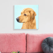 Toile Tableau Rhodesian Ridgeback - Art Chien original (Insitu(Salon))