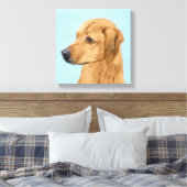Toile Tableau Rhodesian Ridgeback - Art Chien original (Insitu(Chambre))