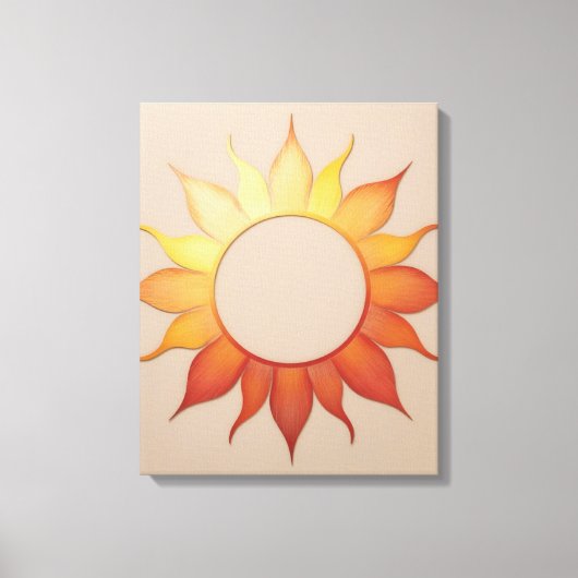 Toile Tableau Sun (Recto)