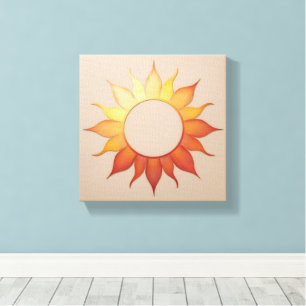 Toile Tableau Sun