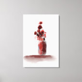 Toile Tableau Vase Fleurs Automnes (Recto)