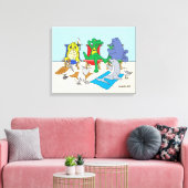 Toile Tableaux autochtones 16x20 (Insitu(Salon))