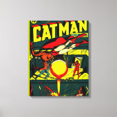 Toile Tableaux CAT-MAN des années 1940 (Recto)