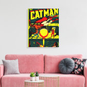 Toile Tableaux CAT-MAN des années 1940 (Insitu(Salon))