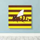 Toile Tableaux d'abeilles domestiques (Insitu (Plancher de Bois))