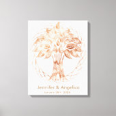 Toile Tableaux d'arbre Russe Mariage (Recto)