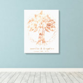 Toile Tableaux d'arbre Russe Mariage (Insitu (Plancher de Bois))