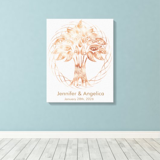 Toile Tableaux d'arbre Russe Mariage (Insitu (Plancher de Bois))