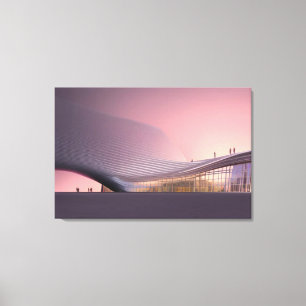 Toile Tableaux d'architecture futuriste