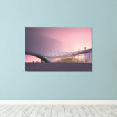 Toile Tableaux d'architecture futuriste (Insitu (Plancher de Bois))