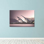 Toile Tableaux d'architecture futuriste (Insitu (Plancher de Bois))