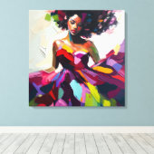 Toile Tableaux d'art Abstrait à l'élégance floue (Insitu (Plancher de Bois))