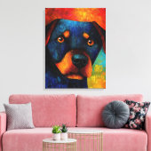 Toile Tableaux d'art Portrait de chien (Insitu(Salon))