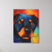 Toile Tableaux d'art Portrait de chien (Recto)