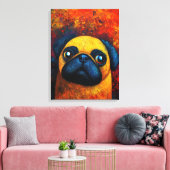 Toile Tableaux d'art Portrait de chien (Insitu(Salon))