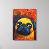 Toile Tableaux d'art Portrait de chien (Recto)
