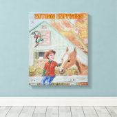 Toile Tableaux d'automne pour enfants (Insitu (Plancher de Bois))
