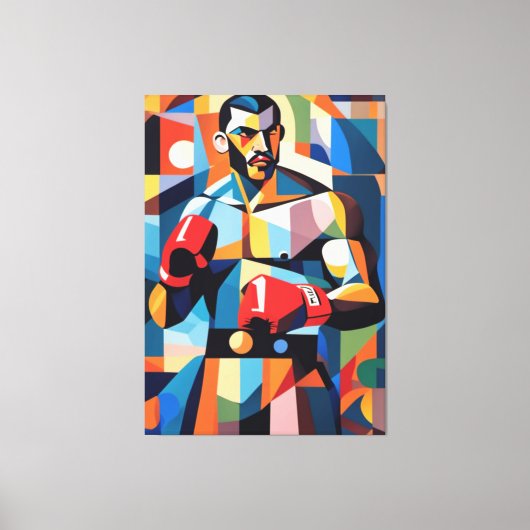 Toile Tableaux de cubisme de boîte (Recto)