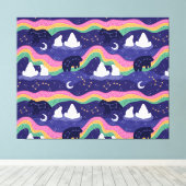 Toile Tableaux de feux nord (Insitu (Plancher de Bois))