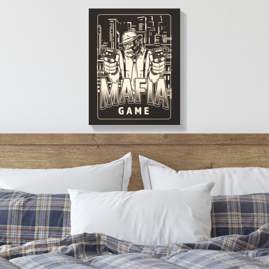Toile Tableaux de jeu mafia (Insitu(Chambre))