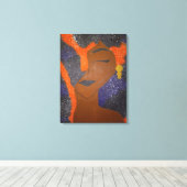 Toile Tableaux de longueur de Nebula (Insitu (Plancher de Bois))