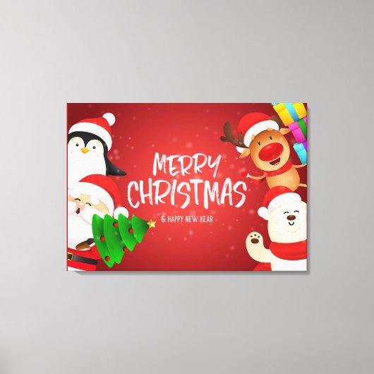 Toile Tableaux de Noël (Recto)