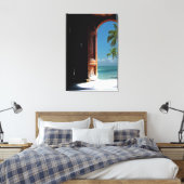 Toile Tableaux de portes de rêve tropicaux (Insitu(Chambre))