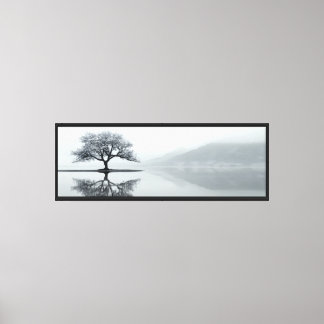 Toile Tableaux de réflexion minimaliste de l'arborescenc