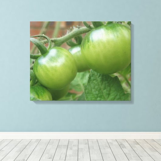 Toile Tableaux de tomates vertes (Insitu (Plancher de Bois))