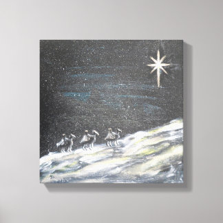 Toile Tableaux d'étoiles de Noël