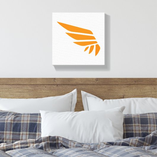 Toile Tableaux d'icônes WINGSPAN (orange) (Insitu(Chambre))