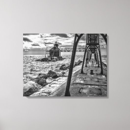Toile Tableaux du phare de Sturgeon Bay (Recto)