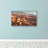 Toile Tableaux du soleil de l'Atlas marocain (Insitu (Plancher de Bois))