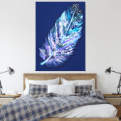 Toile Tableaux en plume - Vos couleurs (Insitu(Chambre))