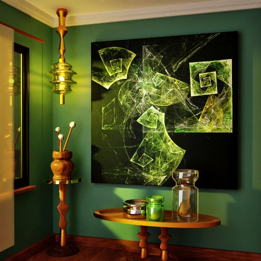 Toile Tableaux enrobés d'art Abstrait à équilibre tordu